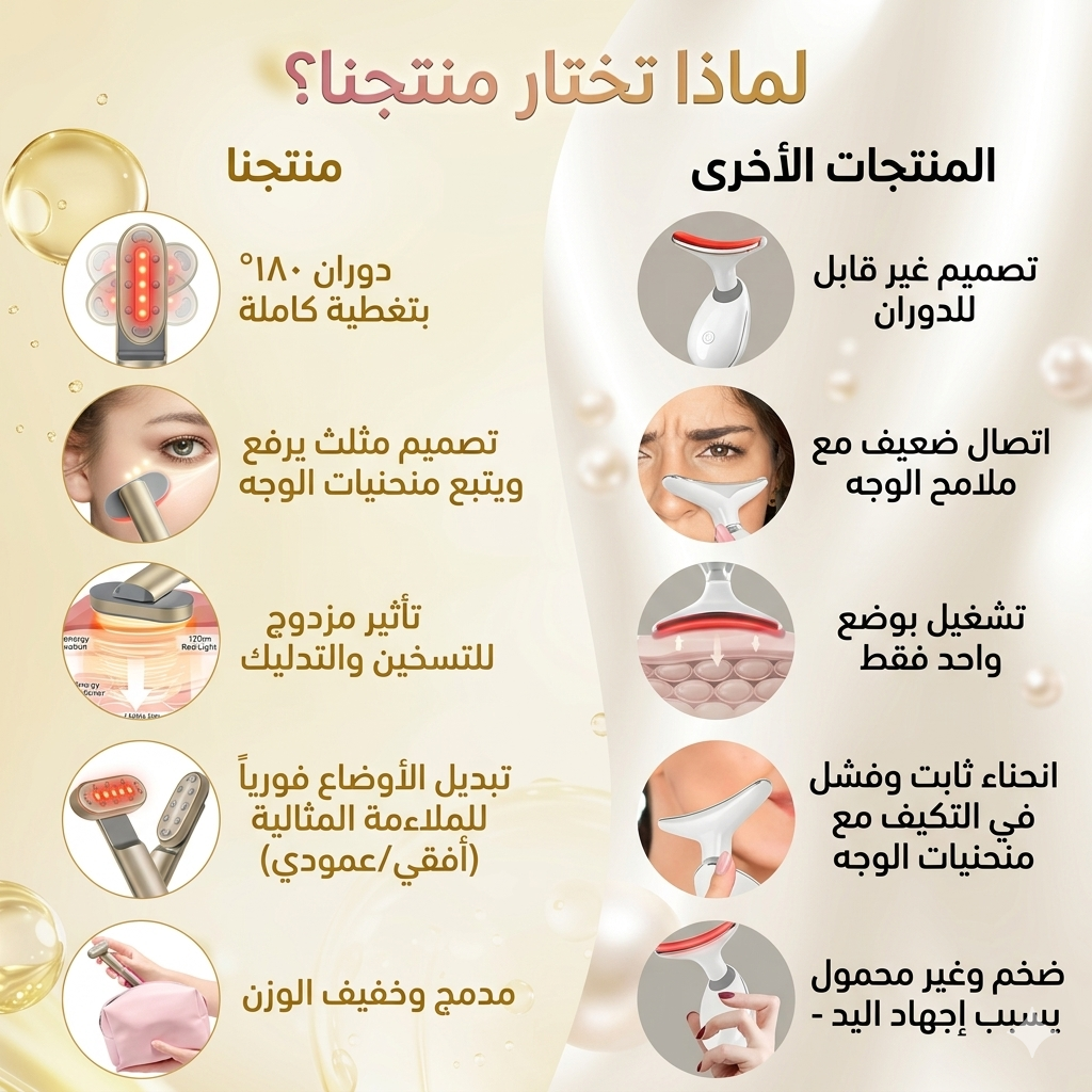 7 in 1 Red-Light-Therapy for Face Eye Skincare