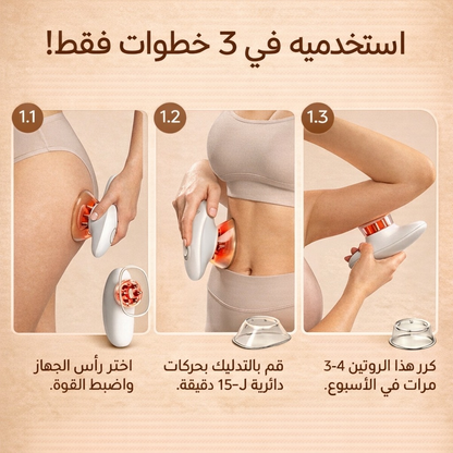 SculptGlow Anti-Cellulite & Raffermissant 3 en 1